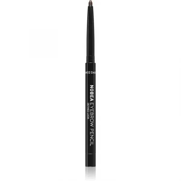 NOBEA Day-to-Day Eyebrow Pencil automatická ceruzka na obočie 02 Dark brown 0,3 g