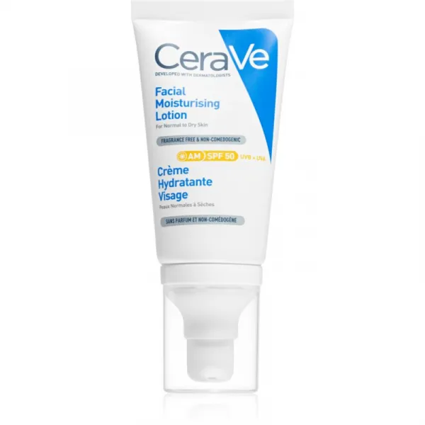CeraVe Moisturizers hydratačný krém SPF 50 52 ml