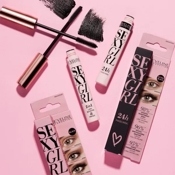 Eveline Cosmetics Sexy Eyes riasenka pre objem, natočenie a oddelenie rias Black