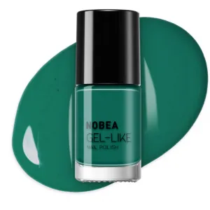 NOBEA Day-to-Day Gel-like Nail Polish lak na nechty s gélovým efektom odtieň #N65 Emerald green 6 ml