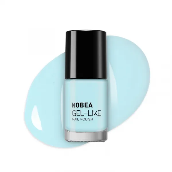 NOBEA Day-to-Day Gel-like Nail Polish lak na nechty s gélovým efektom odtieň #N67 Sky blue summer 6 ml