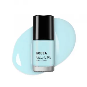 NOBEA Day-to-Day Gel-like Nail Polish lak na nechty s gélovým efektom odtieň #N67 Sky blue summer 6 ml
