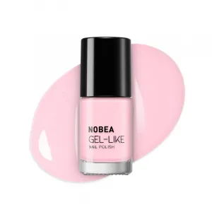 NOBEA Day-to-Day Gel-like Nail Polish lak na nechty s gélovým efektom odtieň #N68 Pink cream 6 ml