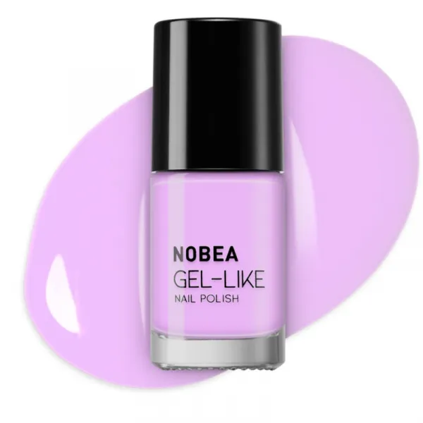 NOBEA Day-to-Day Gel-like Nail Polish lak na nechty s gélovým efektom odtieň #N69 Sweet violet 6 ml