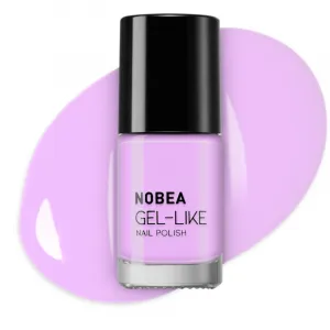 NOBEA Day-to-Day Gel-like Nail Polish lak na nechty s gélovým efektom odtieň #N69 Sweet violet 6 ml