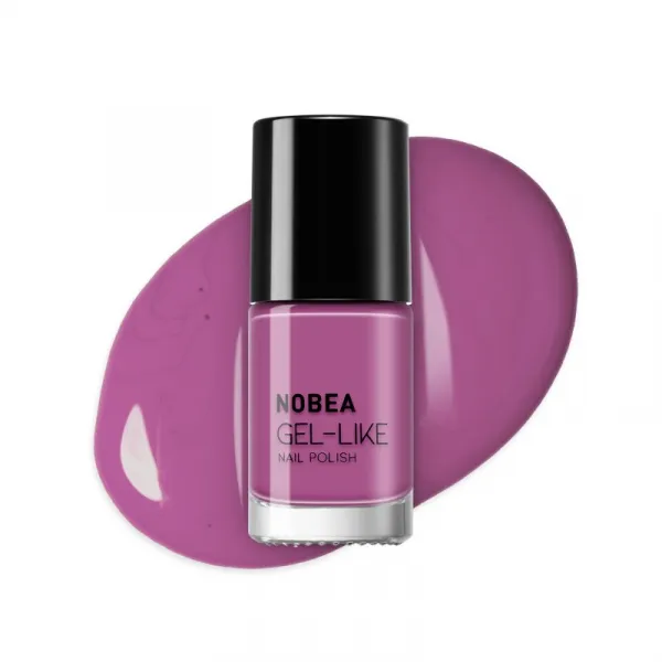 NOBEA Day-to-Day Gel-like Nail Polish lak na nechty s gélovým efektom odtieň #N70 Pink orchid 6 ml