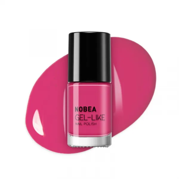 NOBEA Day-to-Day Gel-like Nail Polish lak na nechty s gélovým efektom odtieň #N71 Pink blossom 6 ml