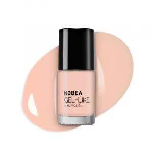 NOBEA Day-to-Day Gel-like Nail Polish lak na nechty s gélovým efektom odtieň #N72 Nude beige 6 ml
