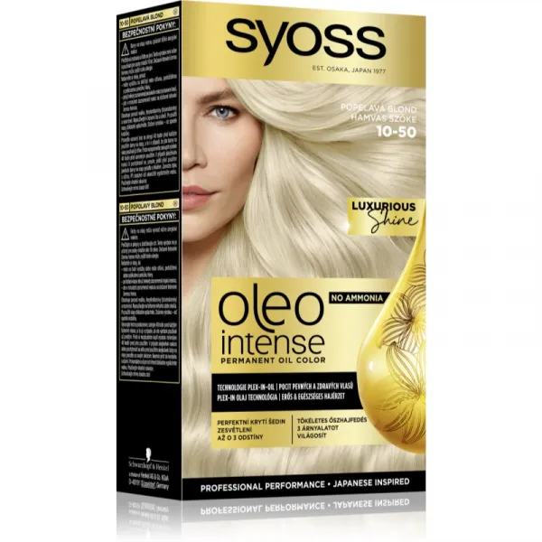 Syoss Oleo Intense Farba na vlasy popolavý blond 10-50