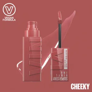 MAYBELLINE NEW YORK SuperStay Vinyl Ink dlhotrvajúci tekutý rúž 35 CHEEKY 4.2 ml