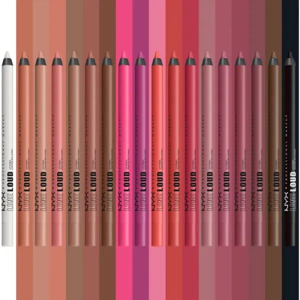 NYX Professional Makeup Line Loud Vegan kontúrovacia ceruzka na pery s matným efektom odtieň 06 - Ambition Statement 1,2 g