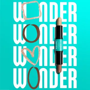 NYX Professional Makeup Wonder Stick Dual Face Lift obojstranná kontúrovacia tyčinka odtieň 04 Medium 2x4 g