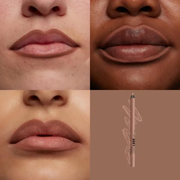 NYX Professional Makeup Line Loud Vegan kontúrovacia ceruzka na pery s matným efektom odtieň 05 - Global Citizen 1,2 g