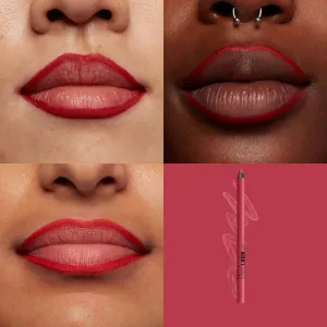 NYX Professional Makeup Line Loud Vegan kontúrovacia ceruzka na pery s matným efektom odtieň 12 - On a Mission 1,2 g