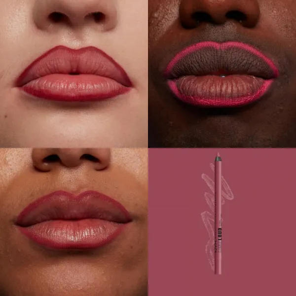 NYX Professional Makeup Line Loud Vegan kontúrovacia ceruzka na pery s matným efektom odtieň 15 - Goal Getter 1,2 g