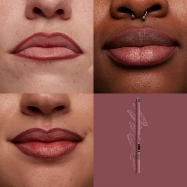 NYX Professional Makeup Line Loud Vegan kontúrovacia ceruzka na pery s matným efektom odtieň 16 - Magic Maker 1,2 g