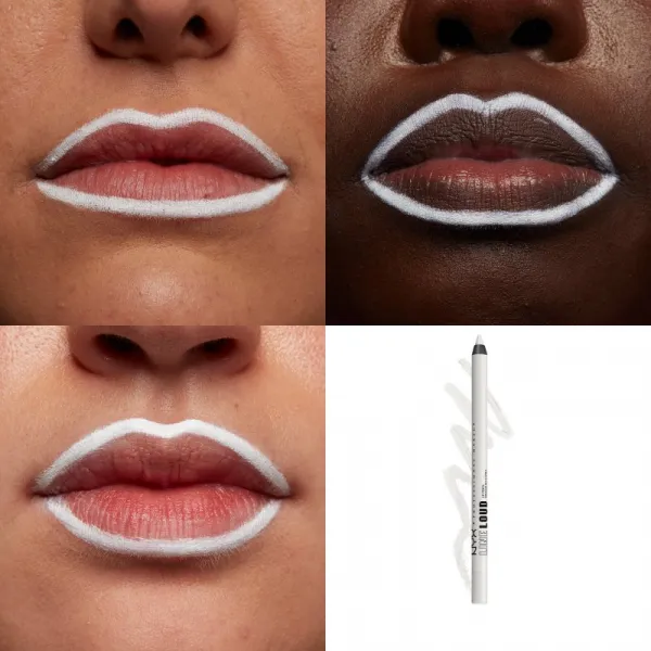 NYX Professional Makeup Line Loud Vegan kontúrovacia ceruzka na pery s matným efektom odtieň 01 - Gimme Drama 1,2 g