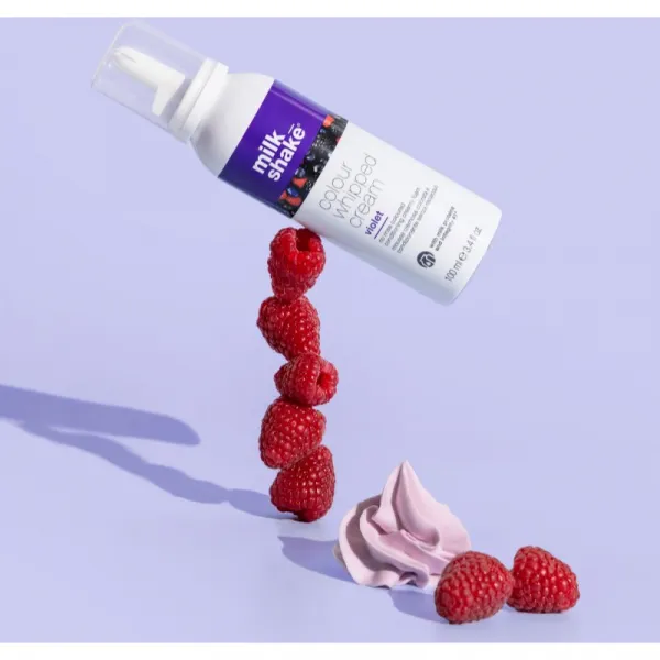 milk_shake® Colour Whipped Cream tónovacia pena pre všetky typy vlasov Violet 100 ml