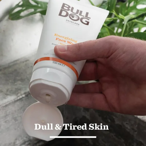 Bulldog Energising Face Wash umývací gél na tvár pre mužov 150 ml