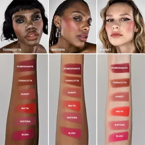 Smashbox Halo Sheer To Stay Color Tints tekutá lícenka a lesk na pery odtieň Sunset 10 ml