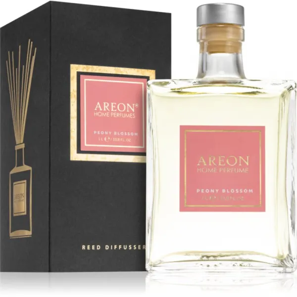 Areon Home Black Peony Blossom aróma difuzér s náplňou 1000 ml