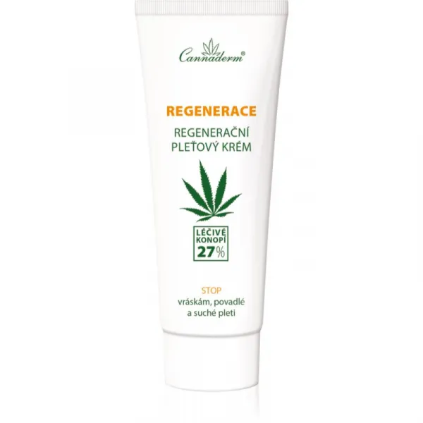 Cannaderm Regeneration Krém na suchú a citlivú pokožku regeneračný krém pre suchú a citlivú pokožku 75 g