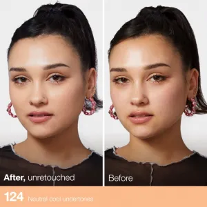 MAYBELLINE NEW YORK Fit Me! Matte+Poreless zmatňujúci make-up pre normálnu až mastnú pleť odtieň 124 Soft Sand 30 ml