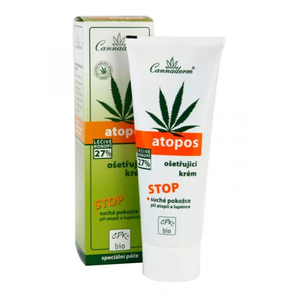 Cannaderm Atopos ošetrujúci krém na atopiu a psoriázu 75 g