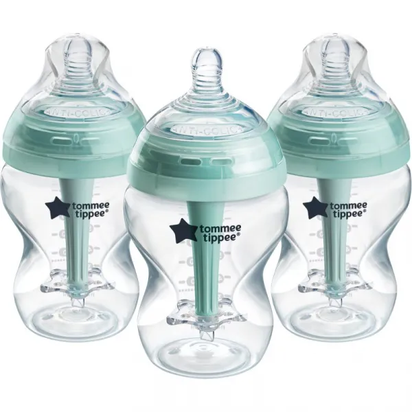 Tommee Tippee Advanced Anti-Colic dojčenská fľaša anti-colic samosterilizačný Slow Flow 0m+ 3x260 ml