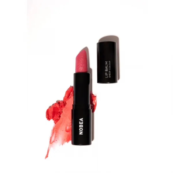 NOBEA Day-to-Day Lip Balm hydratačný balzam na pery odtieň Crystal red 3 g