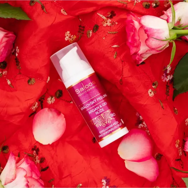 Saloos Bio Royal Peeling Rose omladzujúci pleťový peeling 50 ml
