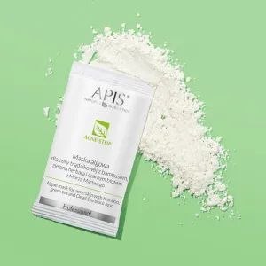 Apis Natural Cosmetics Acne-Stop Professional čistiaca a zjemňujúca maska pre mastnú pleť so sklonom k akné 20 g
