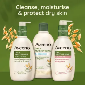 Aveeno Daily Moisturising Softens Dry Skin jemné telové mlieko 300 ml