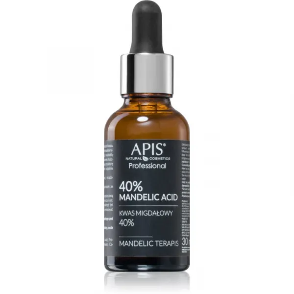 Apis Natural Cosmetics TerApis 40% Mandelic Acid vyhladzujúce exfoliačné sérum proti nedokonalostiam pleti 30 ml