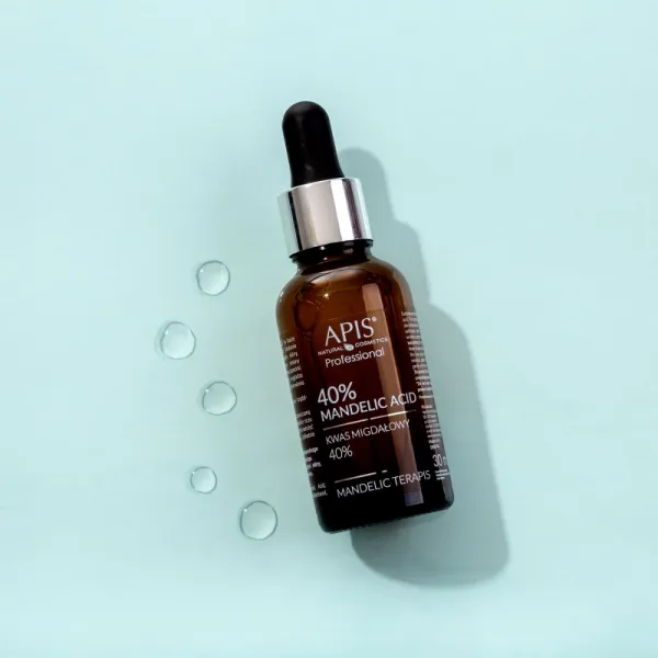Apis Natural Cosmetics TerApis 40% Mandelic Acid vyhladzujúce exfoliačné sérum proti nedokonalostiam pleti 30 ml