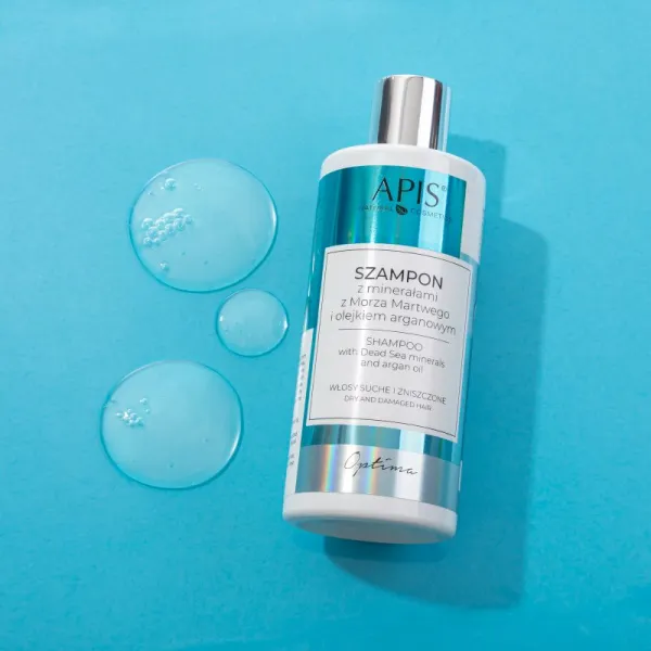 Apis Natural Cosmetics Optima hydratačný šampón s minerálmi z Mŕtveho mora 300 ml