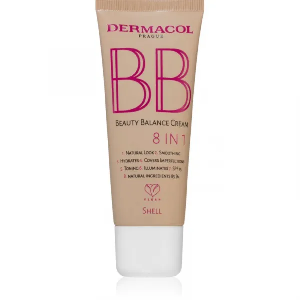 Dermacol Beauty Balance BB krém s hydratačným účinkom SPF 15 N.3 Shell 30 ml