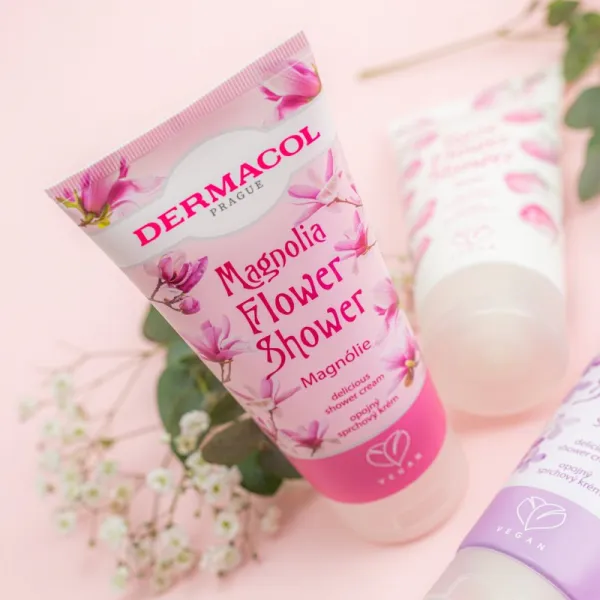 Dermacol Flower Care Magnolia jemný sprchový krém s vôňou kvetín 200 ml