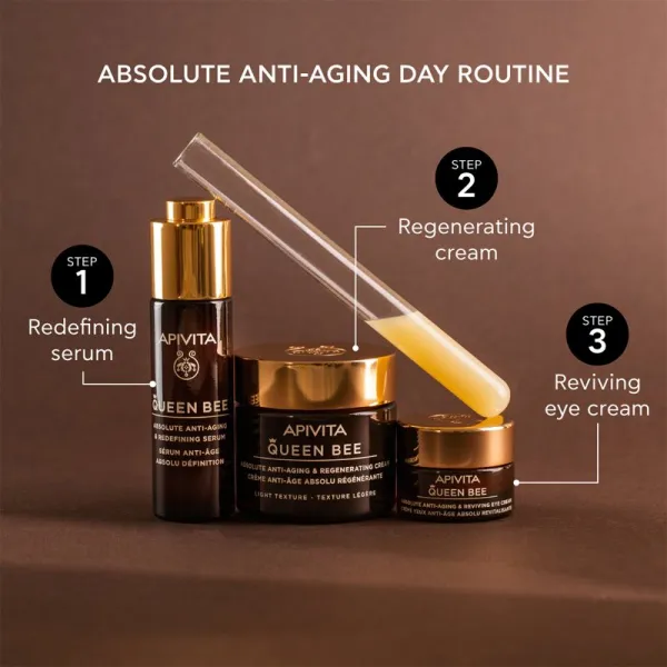 Apivita Queen Bee Eye Cream intenzívny očný krém proti vráskam 15 ml
