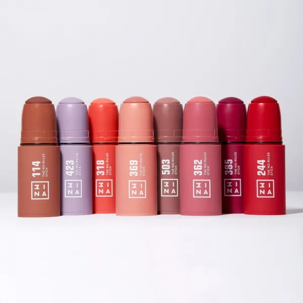 3INA The No-Rules Stick multifunkčná ceruzka na oči, pery a tvár odtieň 362 - Pink 5 g