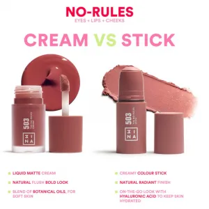 3INA The No-Rules Stick multifunkčná ceruzka na oči, pery a tvár odtieň 362 - Pink 5 g