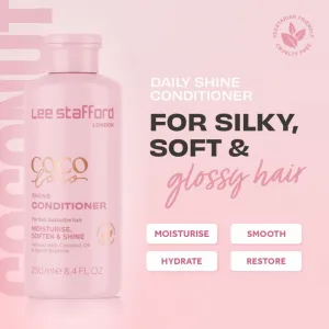 Lee Stafford CoCo LoCo Agave hydratačný kondicionér na lesk a hebkosť vlasov 250 ml