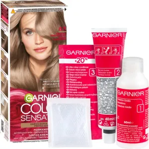 Garnier Color Sensation permanentná farba na vlasy 8 .11 perleťovo popolavá blond, 60 +40 +12 ml