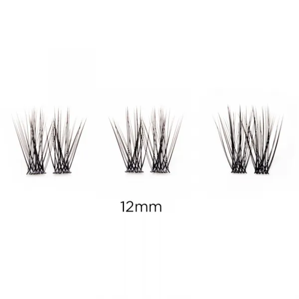 SOSU Cosmetics Hidden Agenda Undetectable Lashes trsové nalepovacie mihalnice bez uzlíka 12 mm