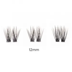 SOSU Cosmetics Hidden Agenda Undetectable Lashes trsové nalepovacie mihalnice bez uzlíka 12 mm