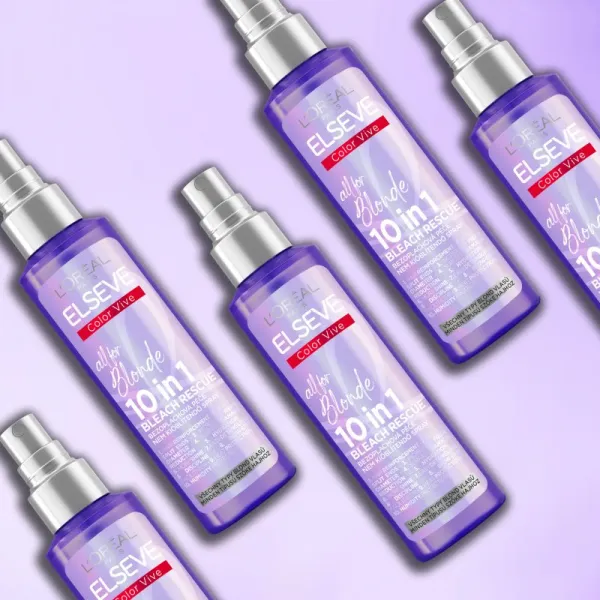 L’Oréal Paris Elseve Color-Vive Purple bezoplachový sprej pre všetky typy blond vlasov 150 ml