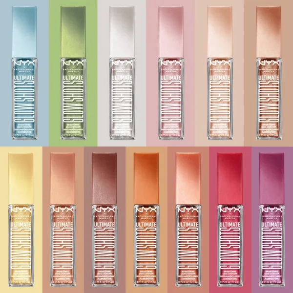 NYX Professional Makeup Ultimate Glow Shots trblietavé tekuté očné tiene odtieň 05 Highkey Lychee 7,5 ml