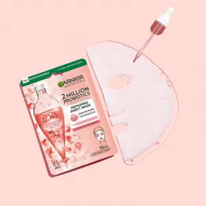 Garnier Textil Masks 2 Million Probiotics regeneračná maska na tvár 22 g