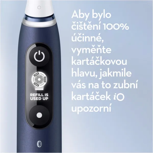 Oral B iO7 elektrická zubná kefka s puzdrom Sapphire Blue