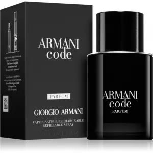 Armani Code Parfum parfém plniteľný pre mužov 50 ml